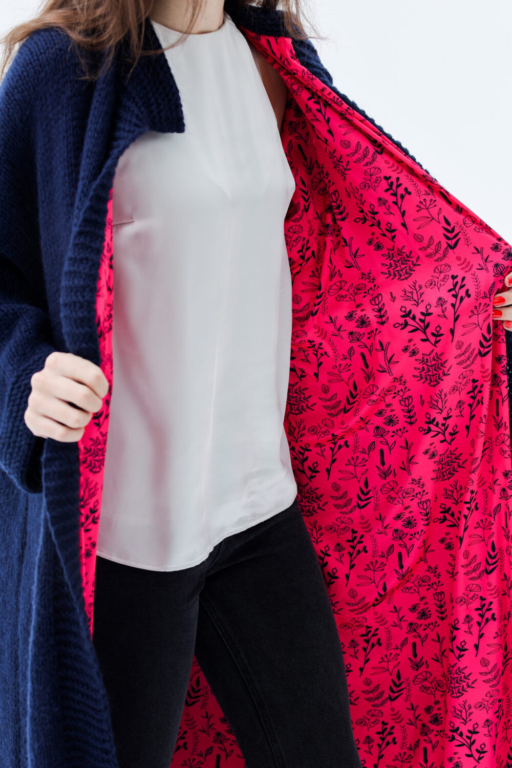 Hand-Woven  Coat JADE - Image 3