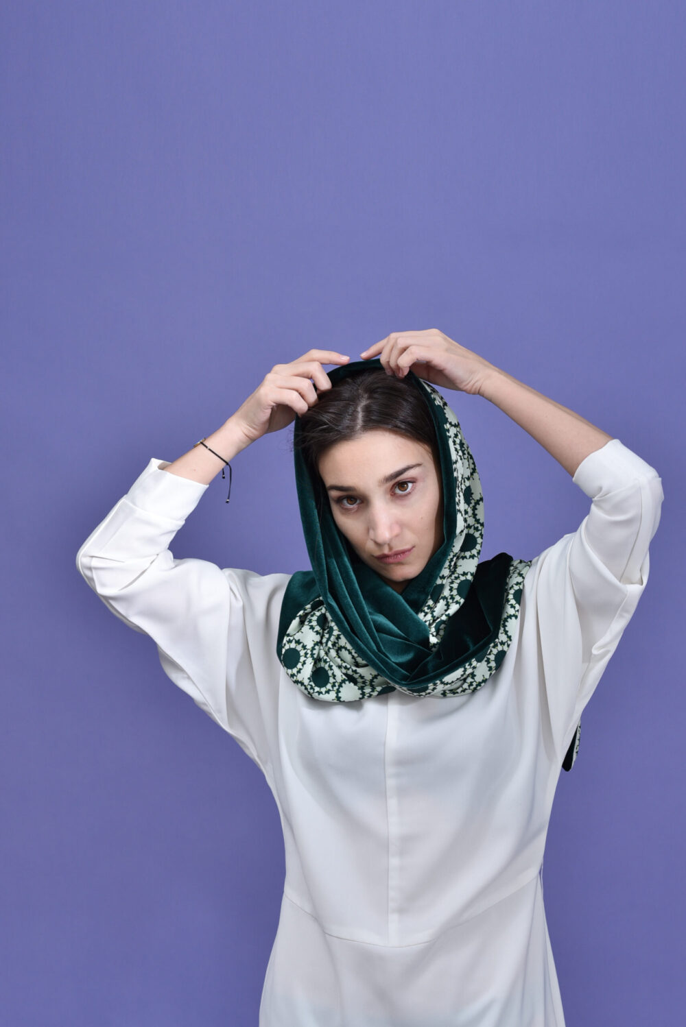 Long double-sided scarf Dora