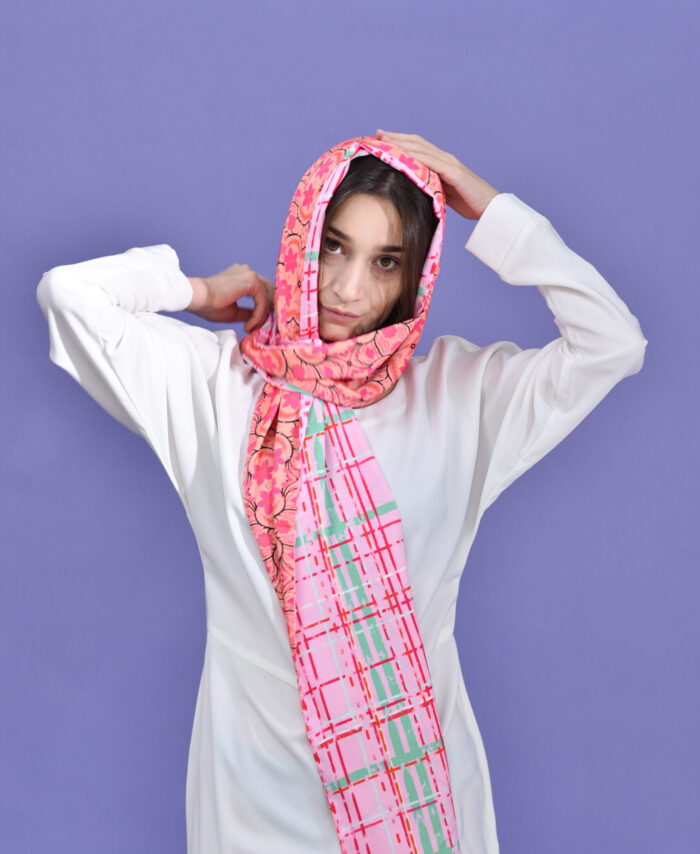 Long double-sided scarf Ivy