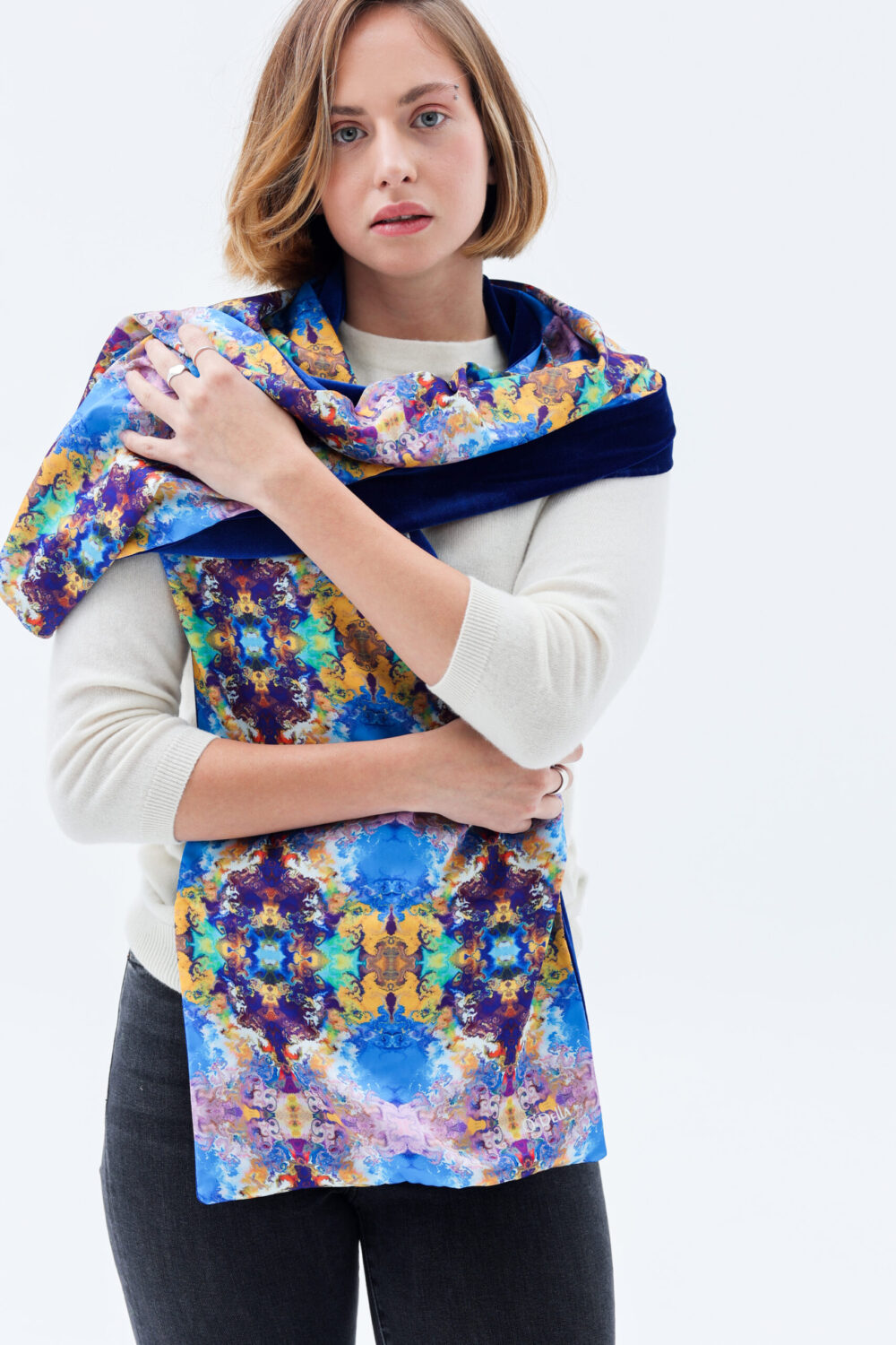 Long double-sided scarf Luna - Image 2