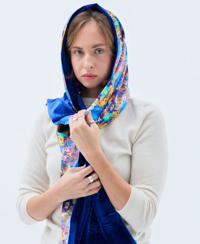 Long double-sided scarf Luna