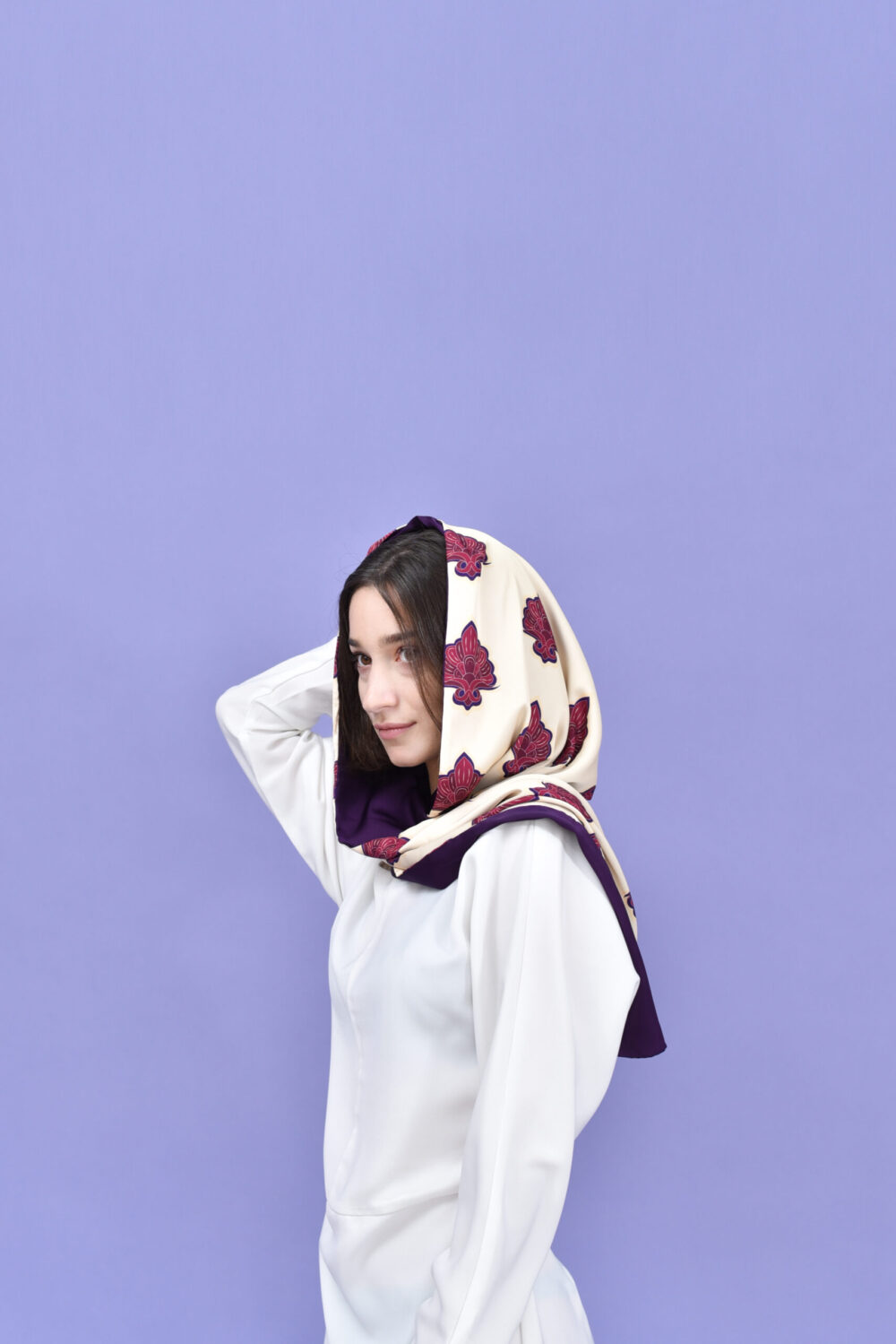 Long double-sided scarf Mono