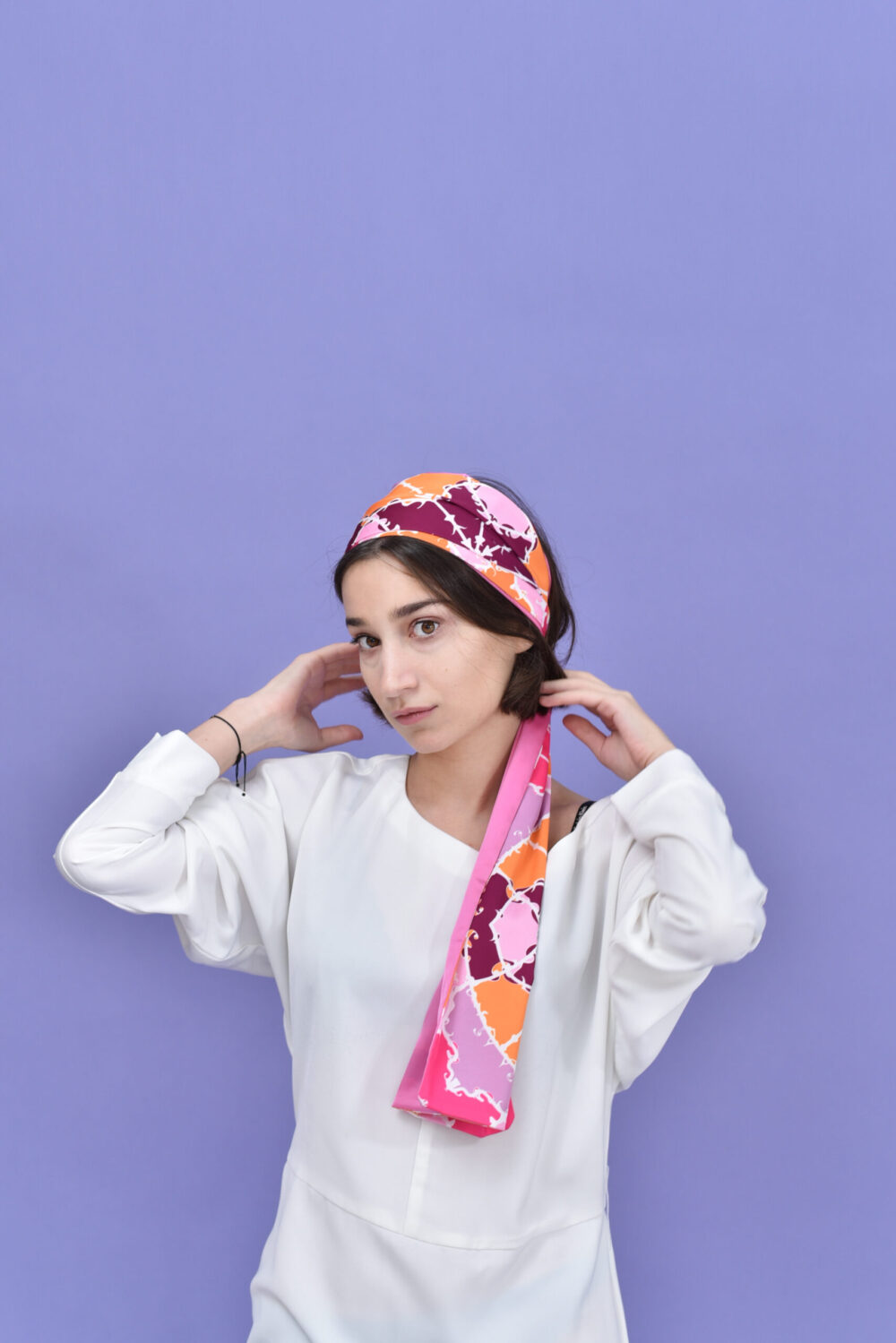 Long double-sided scarf Tocado