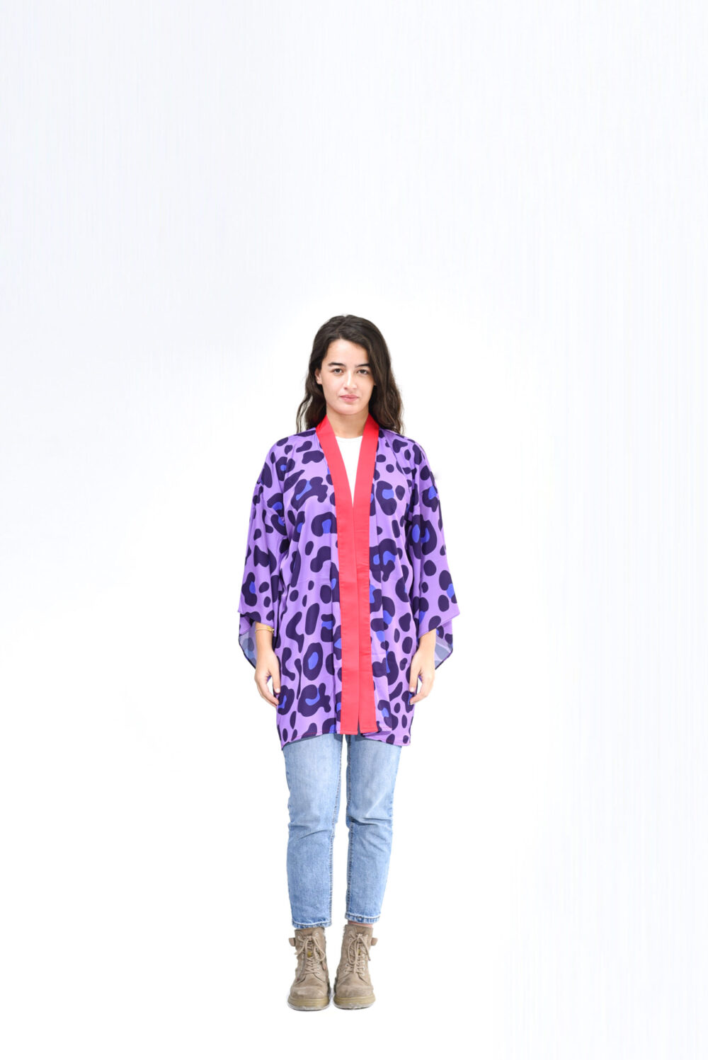 მოკლე კიმონო Purple