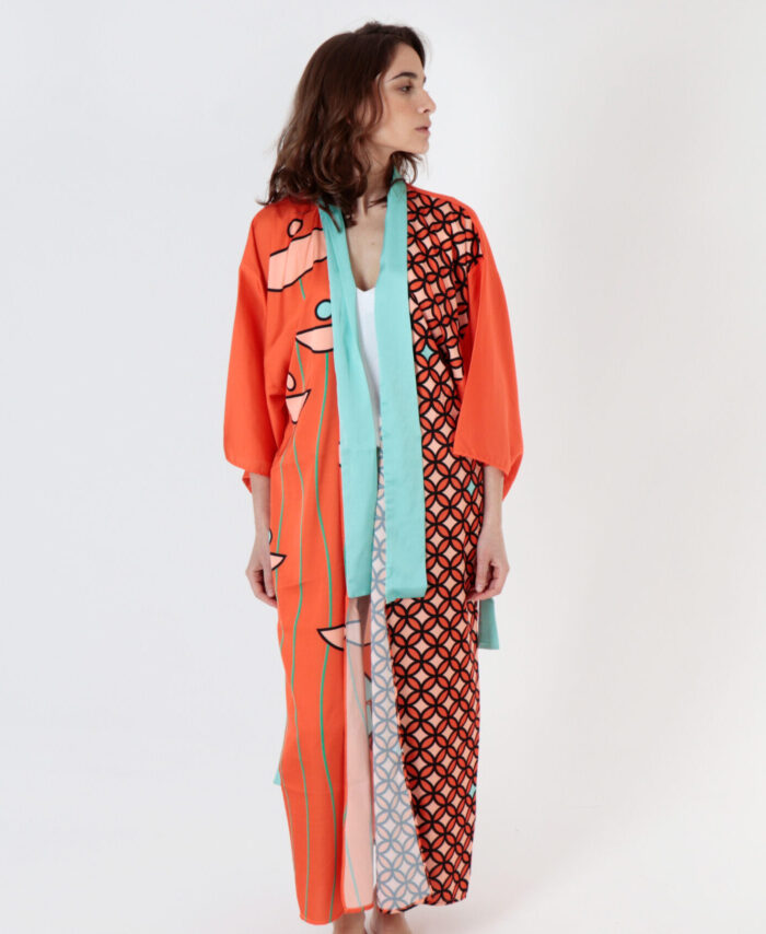 Silk Kimono Ardente