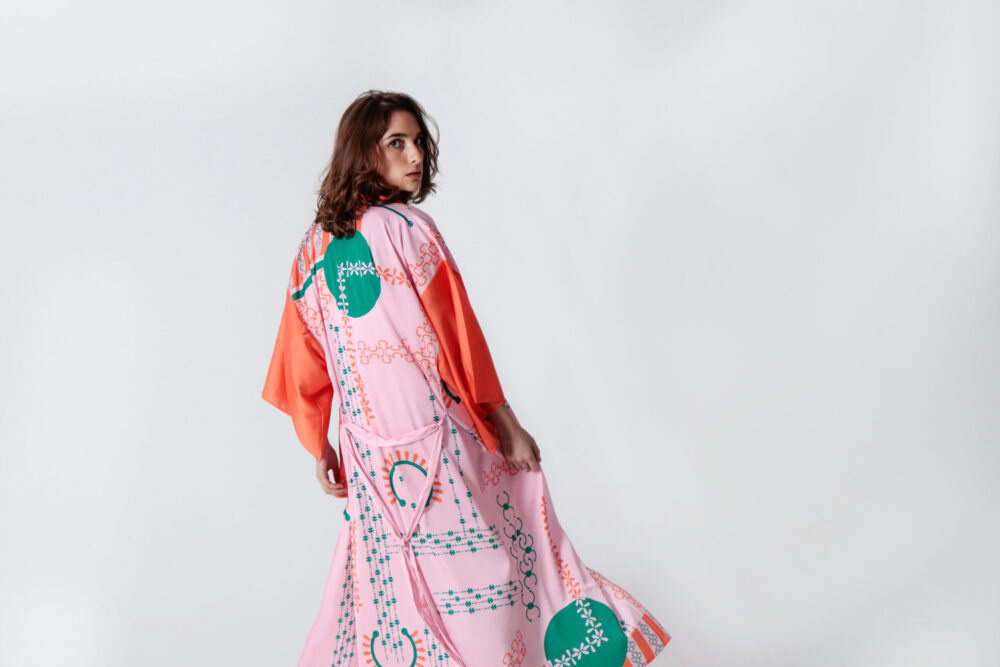 Silk Kimono Daisy