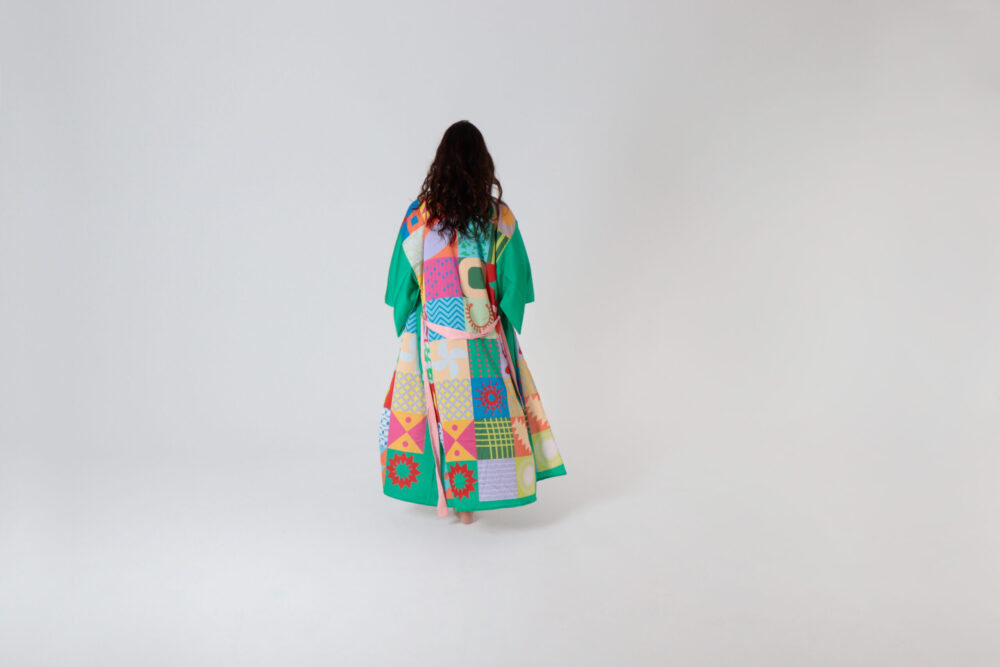 Silk Kimono Green