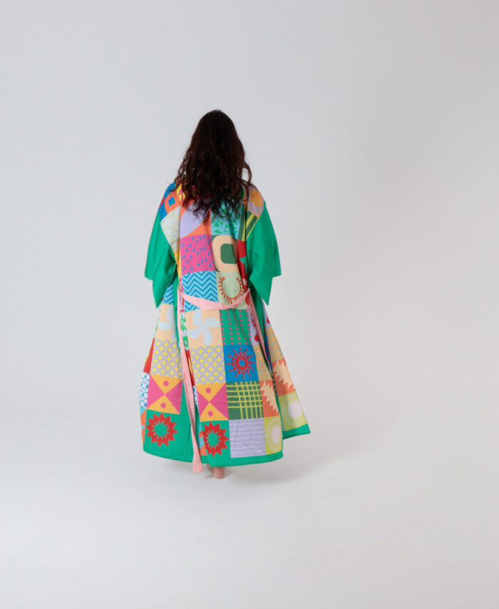 Silk Kimono Green