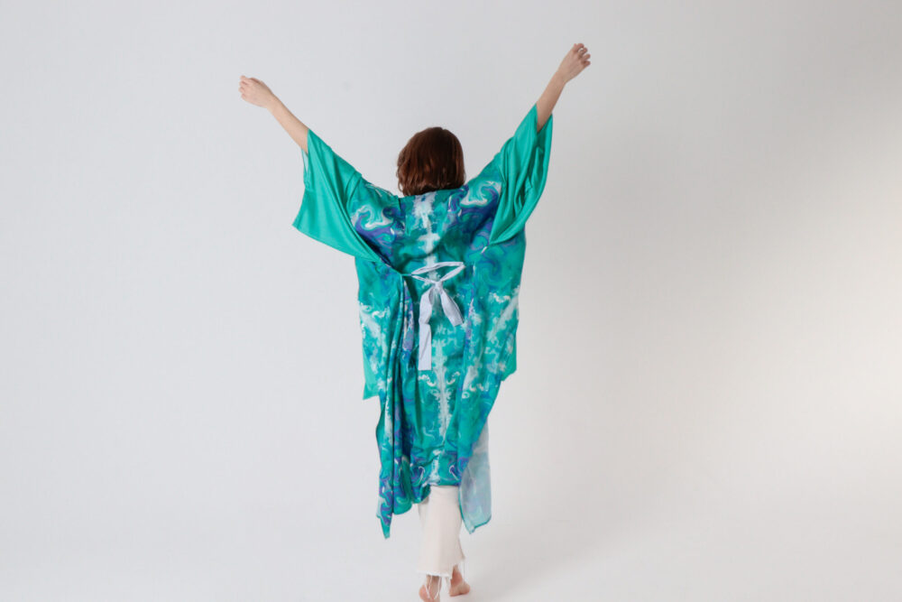 Silk Kimono Moana - Image 2