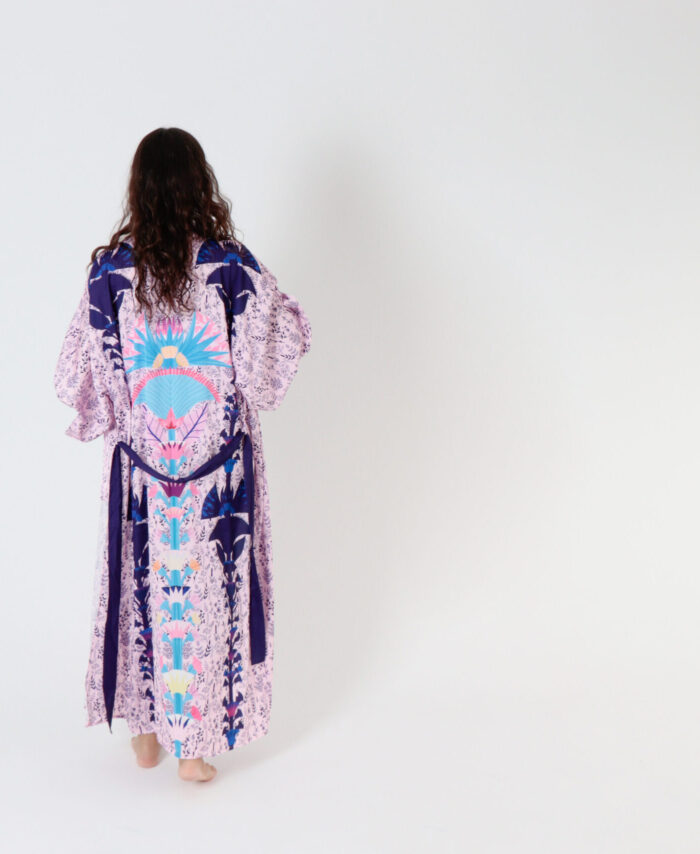 Silk Kimono Pavone