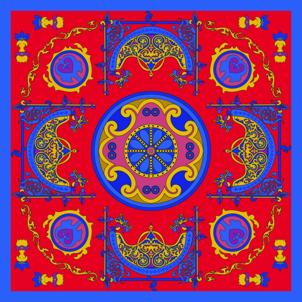 Silk Scarf  Bogen