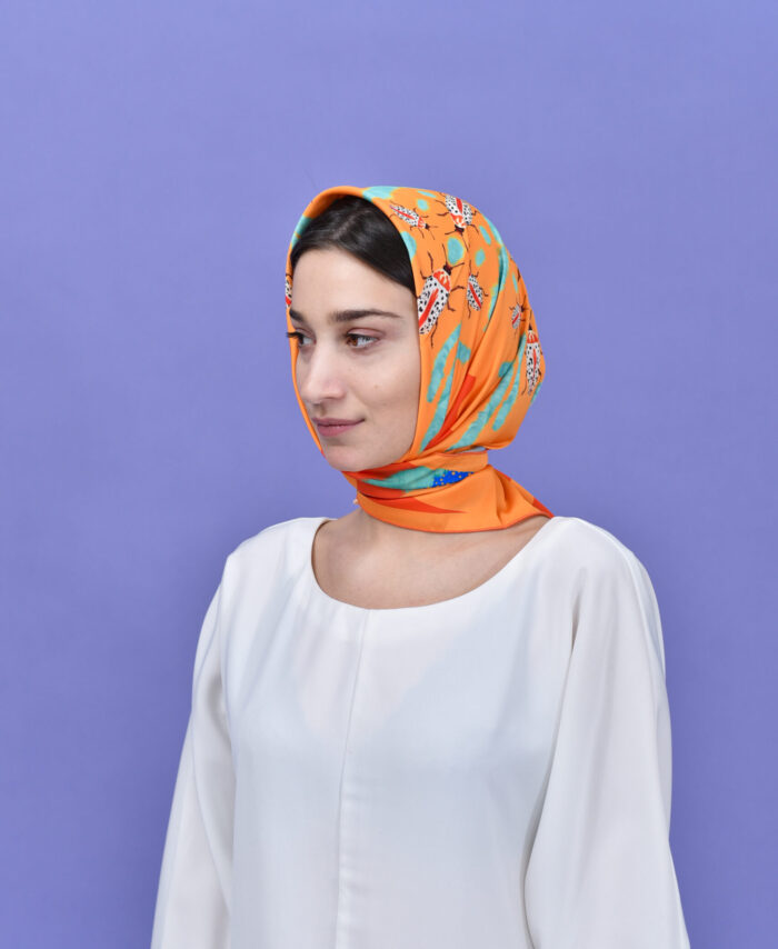 Silk Scarf  Cafard