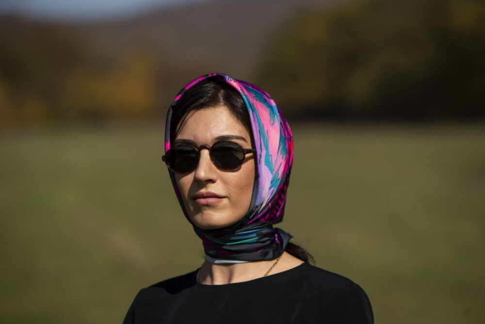 Silk Scarf  Fall - Image 2