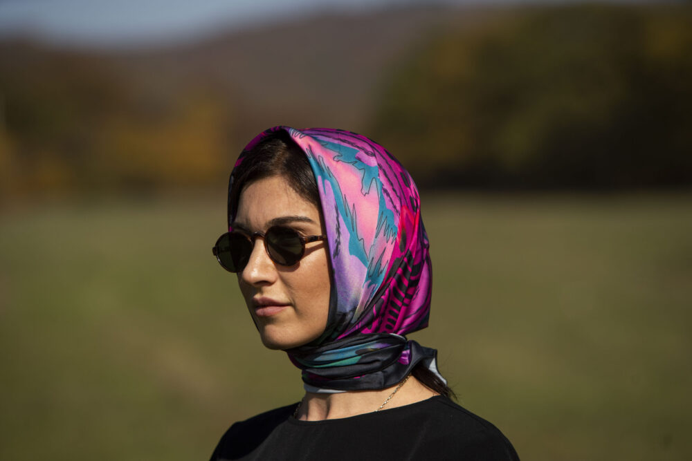 Silk Scarf  Fall - Image 4