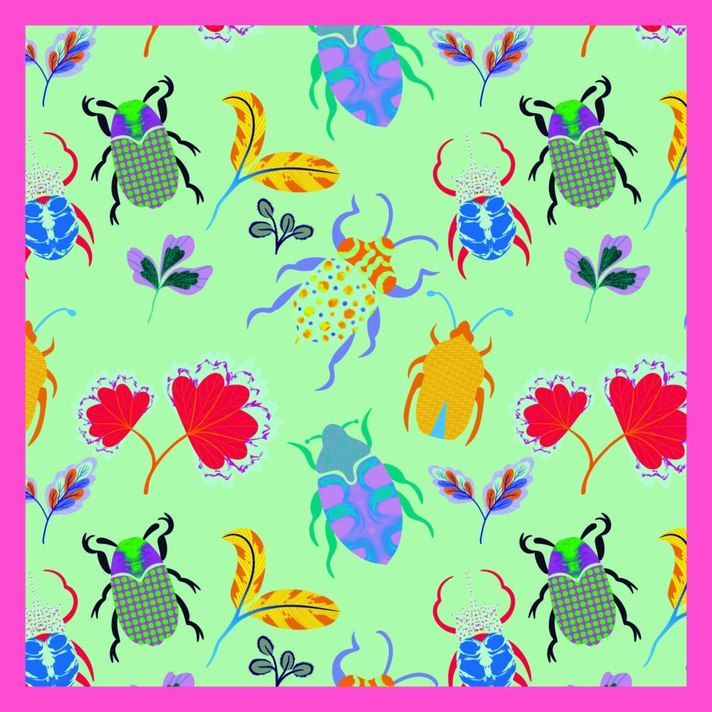 Silk Scarf  Juin