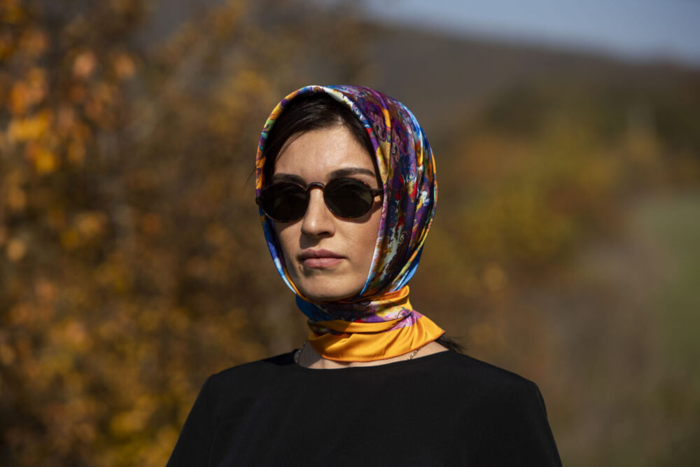 Silk Scarf  Kaleidoscope - Image 4