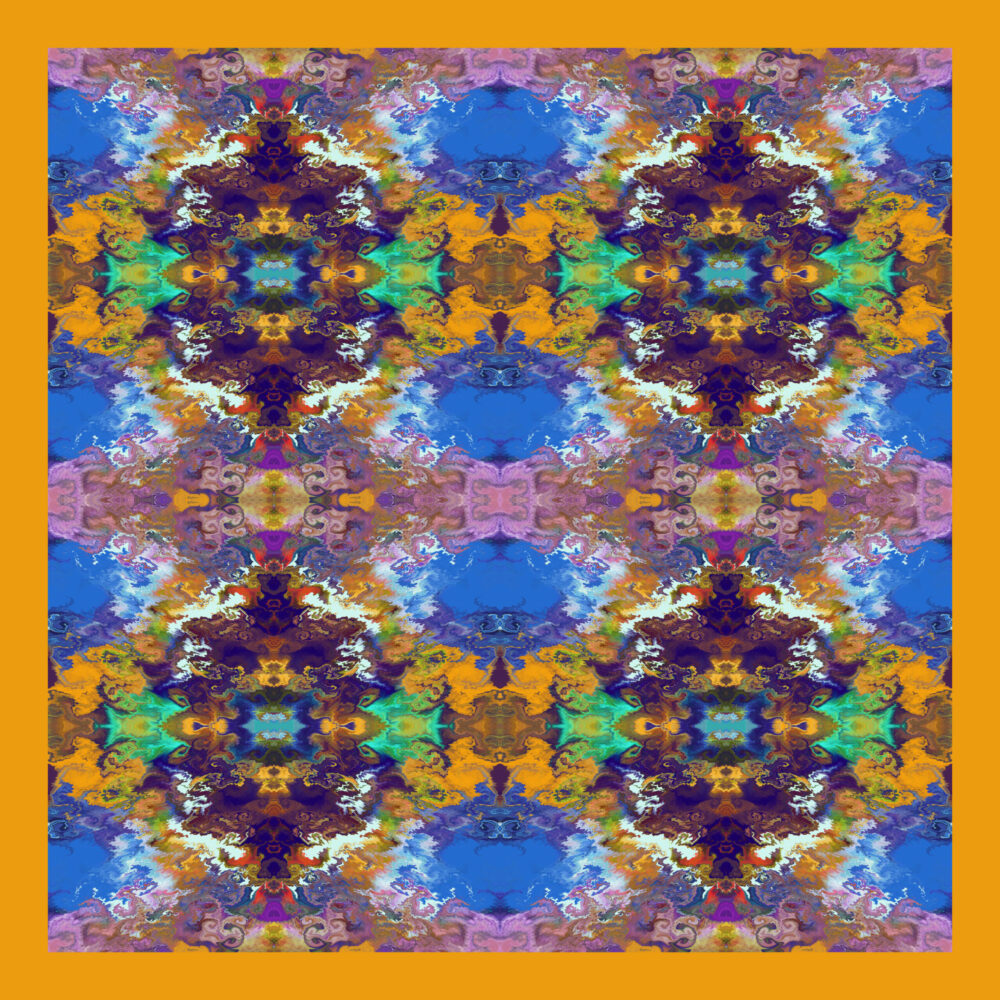 Silk Scarf  Kaleidoscope - Image 2