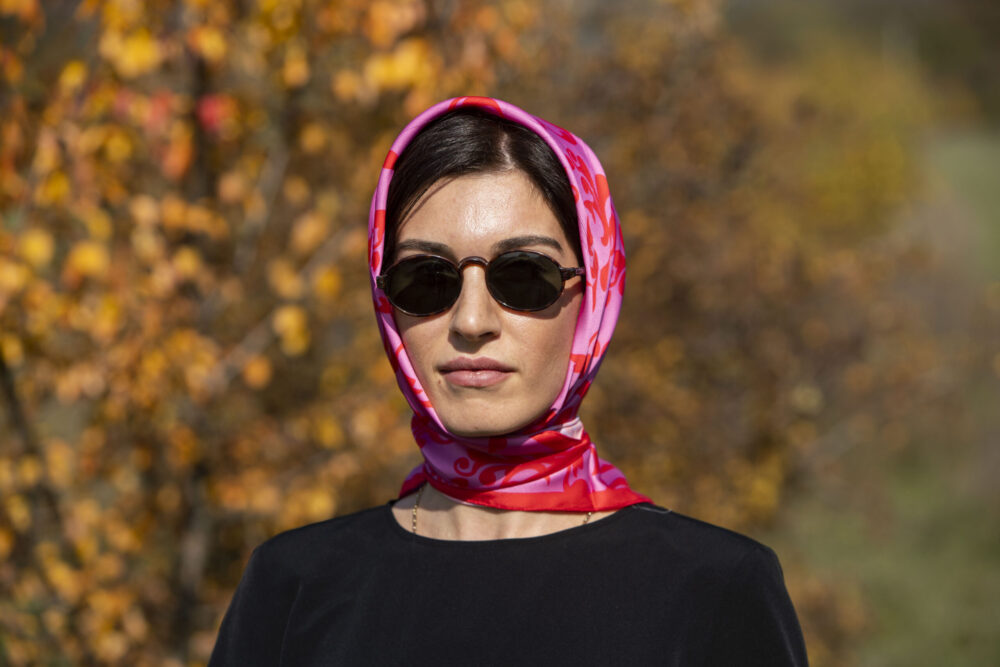 Silk Scarf  Lady D - Image 2