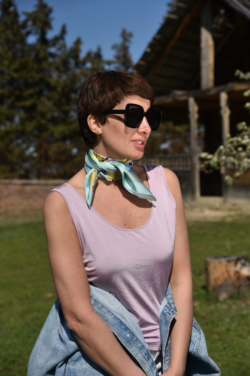 Silk Scarf  Neptune - Image 3