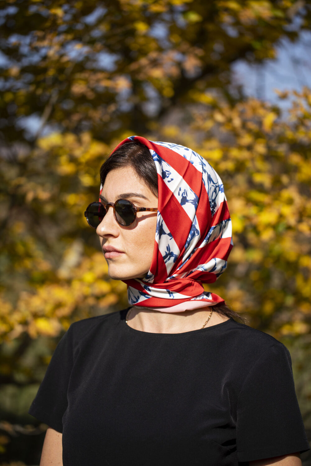 Silk Scarf  Porcelain - Image 4