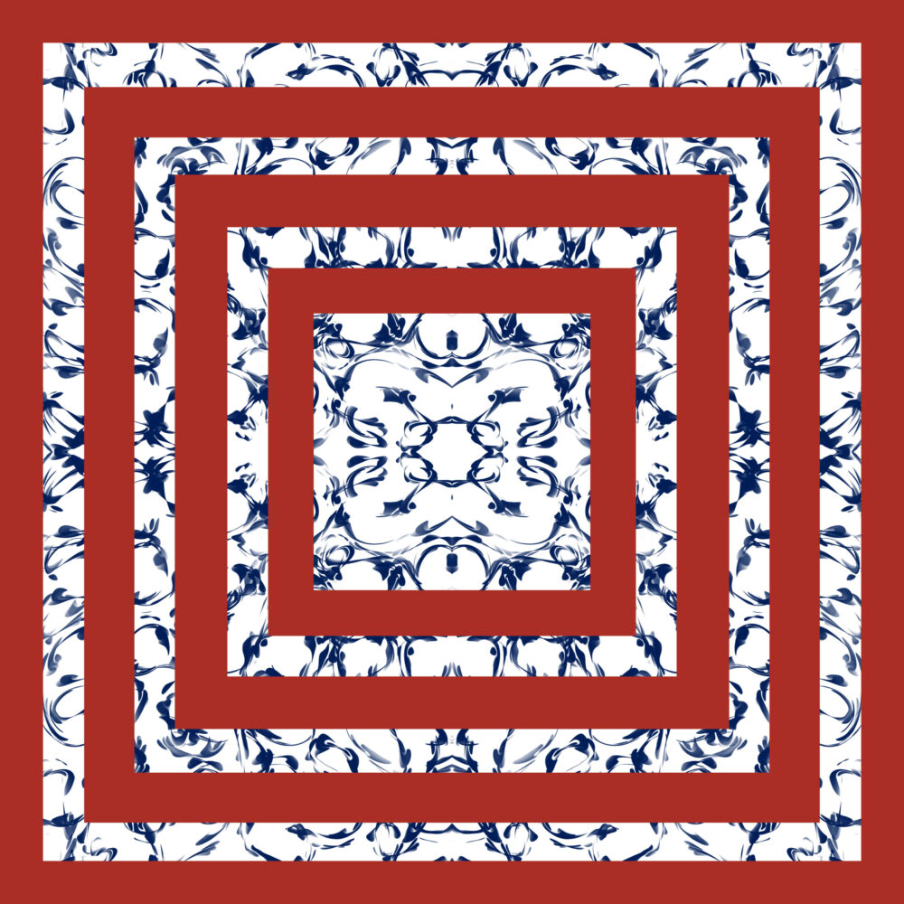Silk Scarf  Porcelain - Image 2